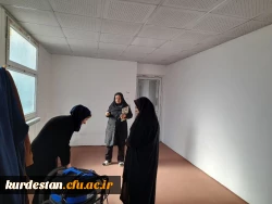 بازدید از سرای دانشجویی پردیس بنت الهدی صدر در راستای ارتقای خدمات رفاهی و بهداشتی 5