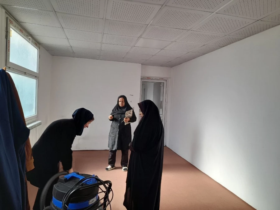 بازدید از سرای دانشجویی پردیس بنت الهدی صدر در راستای ارتقای خدمات رفاهی و بهداشتی 5