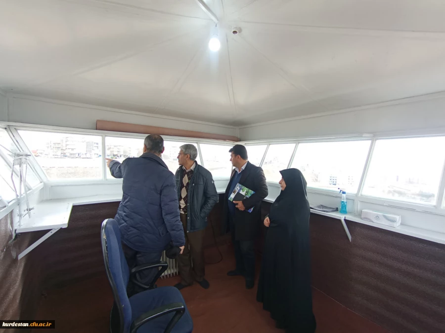 بهره برداری از اتاق نگهبانی جدید در ضلع شرقی دانشگاه فرهنگیان کردستان 4