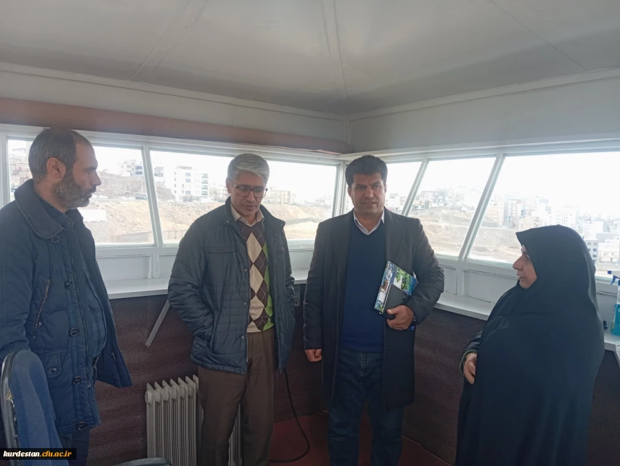 بهره برداری از اتاق نگهبانی جدید در ضلع شرقی دانشگاه فرهنگیان کردستان 5