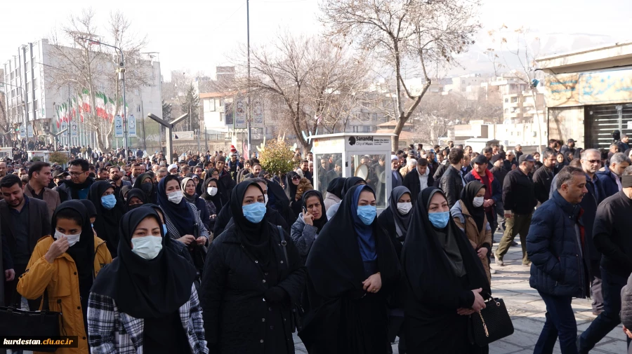 حضور پرشور دانشگاه فرهنگیان استان کردستان در محکومیت اقدامات تروریستی اخیر در کشور 21