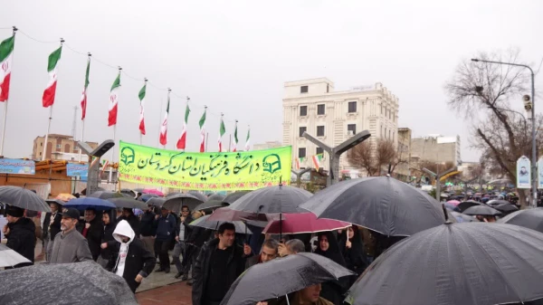 حضور پرشور دانشگاه فرهنگیان کردستان در راهپیمایی ۲۲ بهمن 3