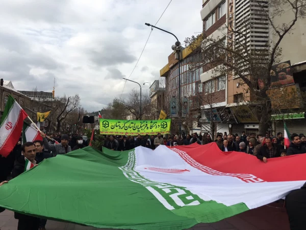 حضور مقتدرانه دانشگاهیان دانشگاه فرهنگیان کردستان در راهپیمایی روز جهانی قدس 3