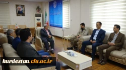 دیدار مسئولان دانشگاه فرهنگیان با معاون سیاسی، امنیتی و اجتماعی استانداری کردستان 3